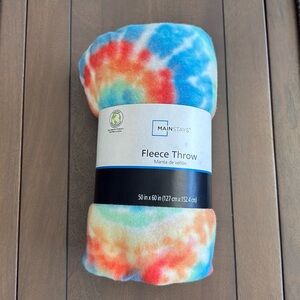 Mainstays Fleece Tie Dye Throw